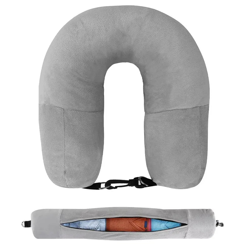 Stuffable Neck Pillow For Travel