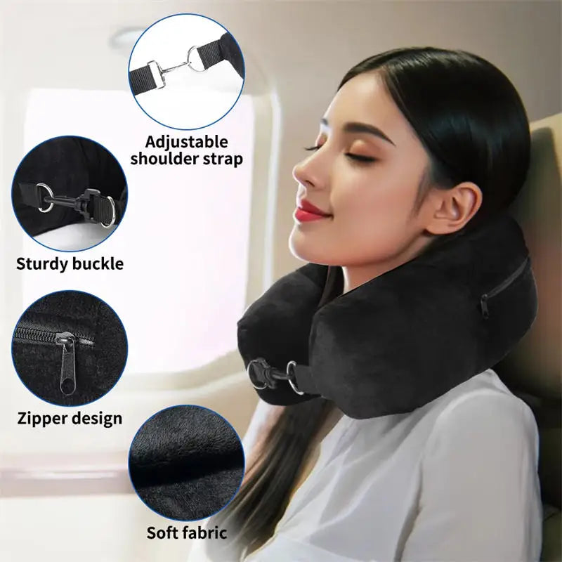 Stuffable Neck Pillow For Travel