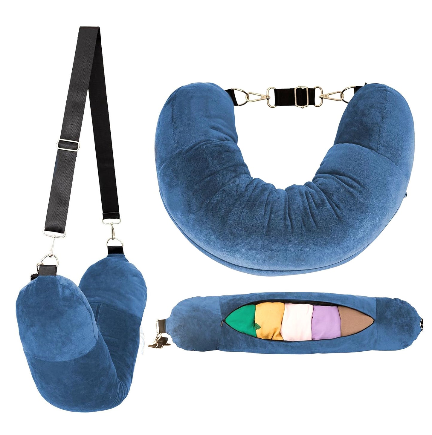 Stuffable Neck Pillow For Travel